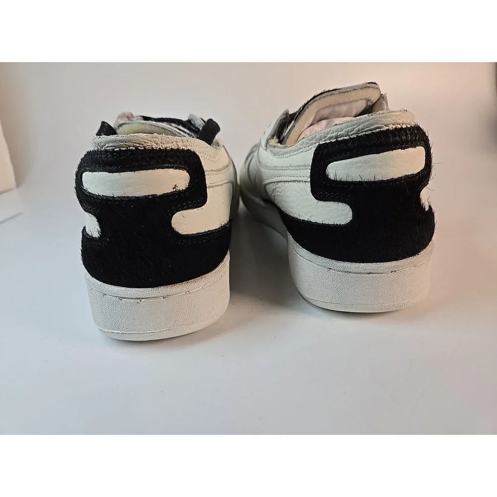 DIADORA HERITAGE MI Basket Row Cut Zebra Men Size 8, Woman 9.5